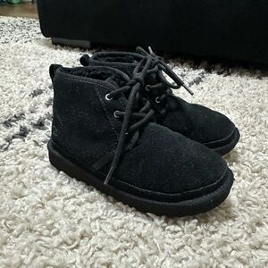 UGG Black Shoes kids size 1